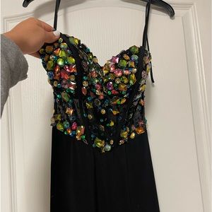 Bejeweled Corset style Prom dress